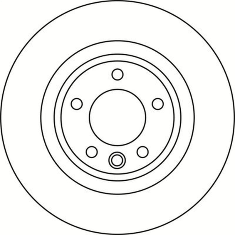 Abtex 2 x Vented Rear Brake Discs BD2187V