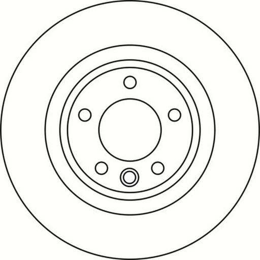 Abtex 2 x Vented Rear Brake Discs BD2187V