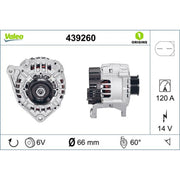 Valeo Car Alternator 12V 439260