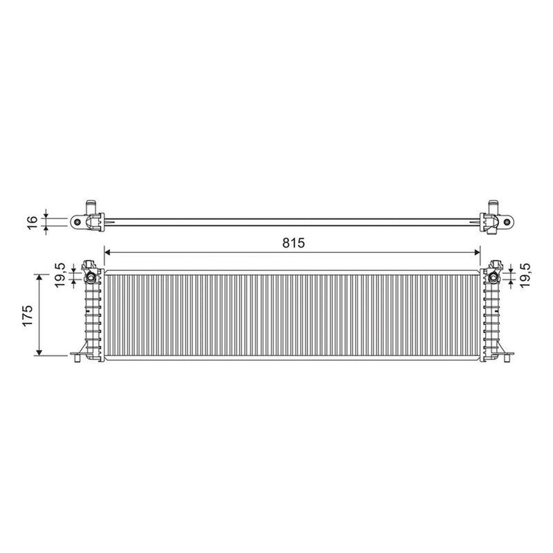 Valeo Engine Radiator 701320