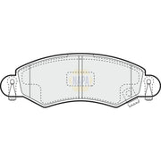 NAPA Front Brake Pad Set NBP1429