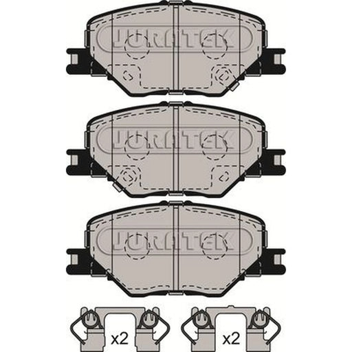 Juratek Front Brake Pad Set JCP8158