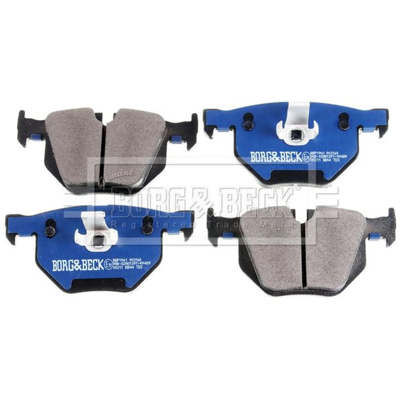 Borg & Beck 4 x Rear Brake Pad Set BBP1961