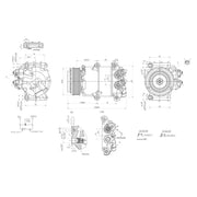 Hella Air Conditioning Compressor 8FK 366 200-241
