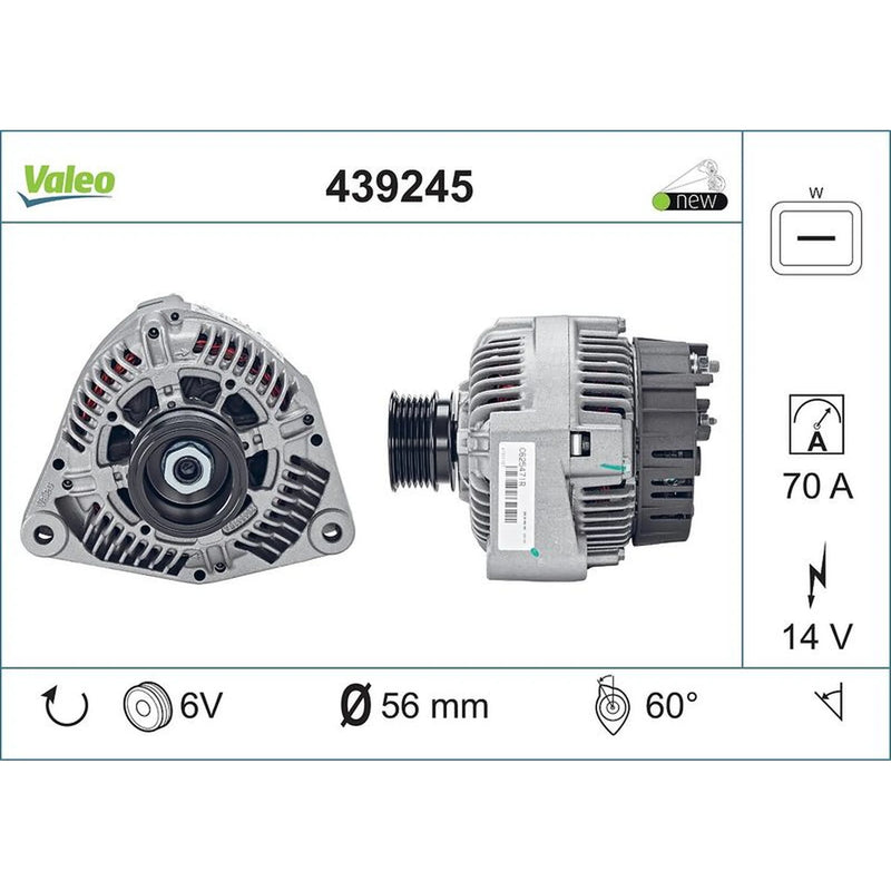 Valeo Car Alternator 12V 439245