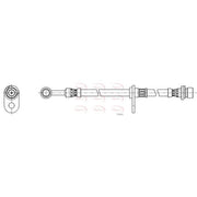 Apec Brake Hydraulic Hose Line Front Left HOS4492