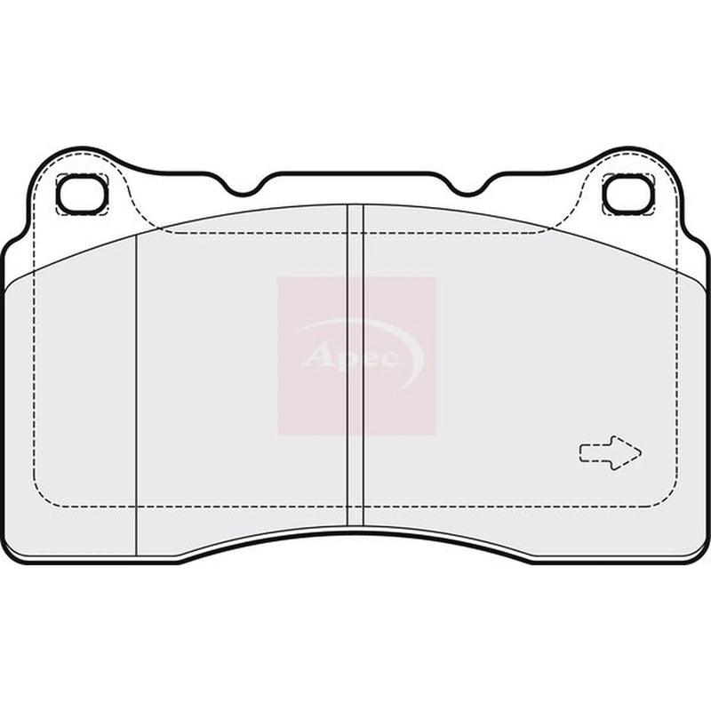 Apec Front Brake Pad Set PAD2067