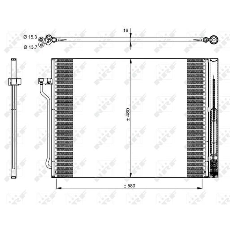 NRF Air Conditioning Condenser 350325