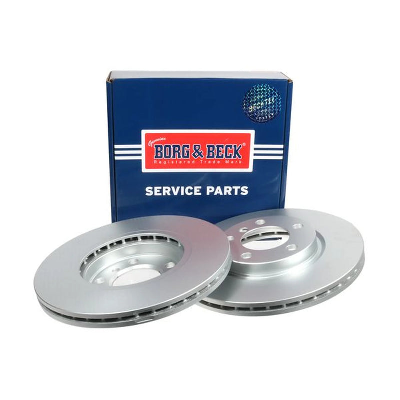 Borg & Beck 2 x Vented Front Brake Discs BBD5336