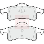 Apec Rear Brake Pad Set PAD1154
