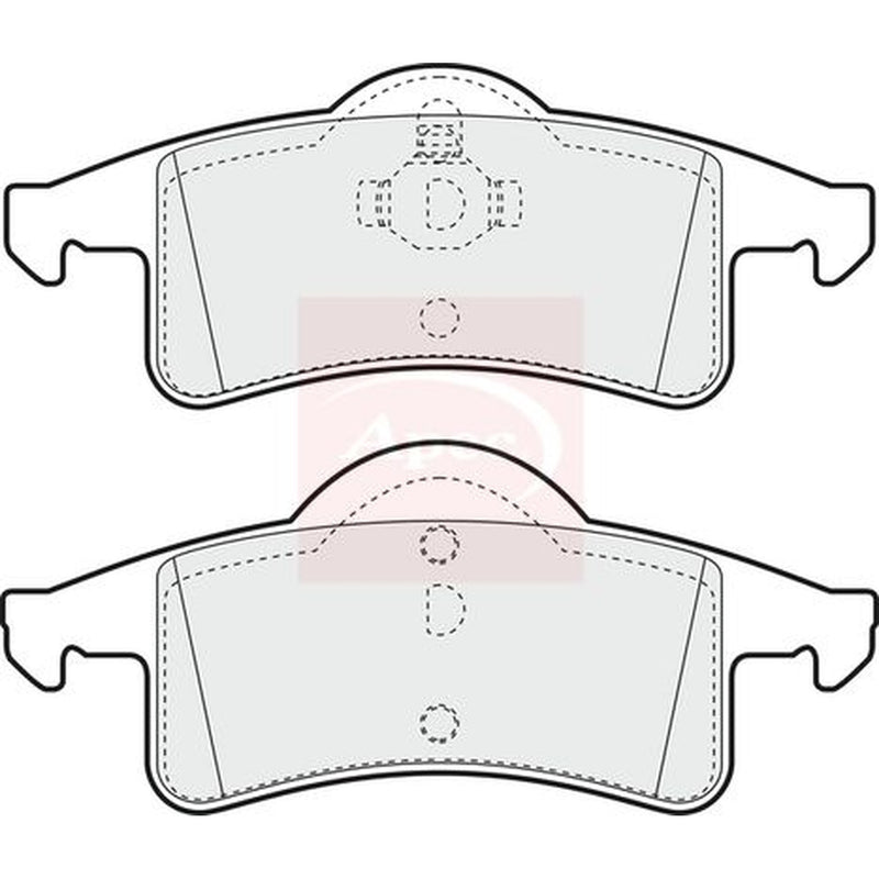 Apec Rear Brake Pad Set PAD1154
