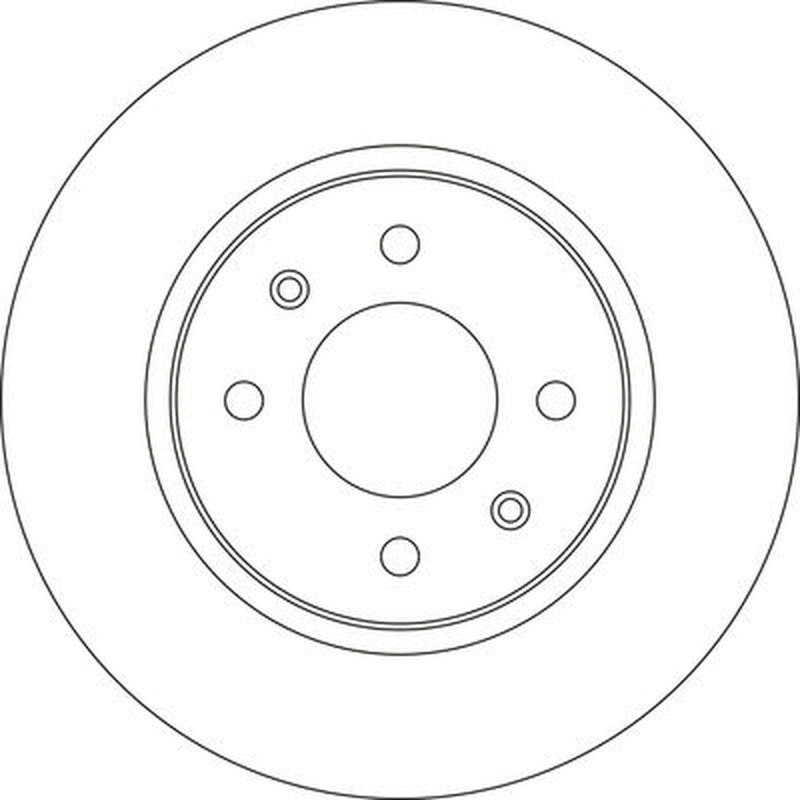 Abtex 2 x Vented Front Brake Discs BD1748V