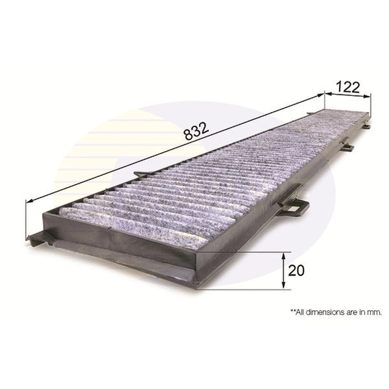 Comline Cabin Air Filter (Pollen Filter) EKF107A