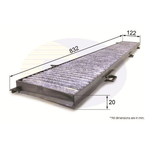 Comline Cabin Air Filter (Pollen Filter) EKF107A