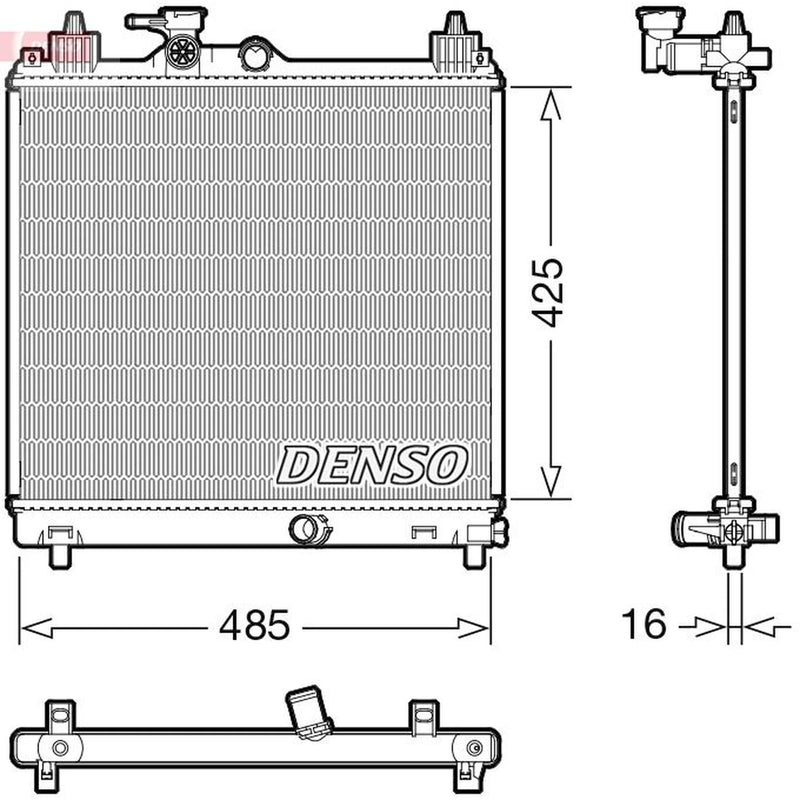 Denso Engine Radiator DRM47042