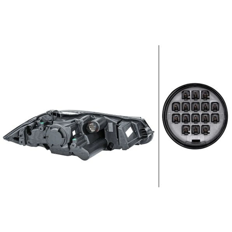 Hella Headlight Headlamp LED Left 1ZS 354 815-011