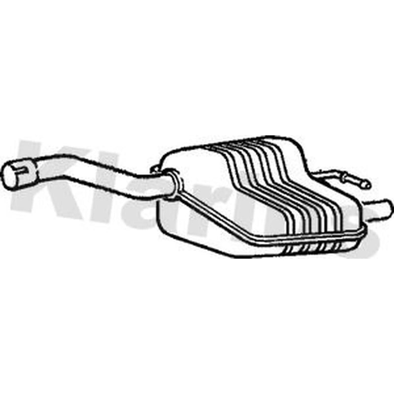 Klarius Box With Tail Pipe Rear FE695L