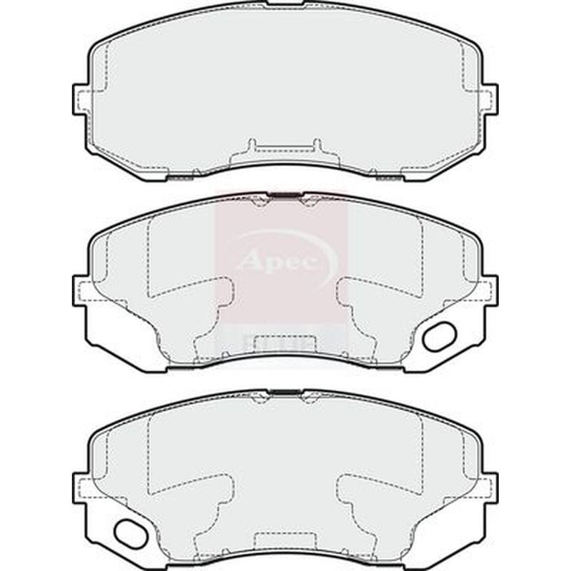 Apec Brake Pad Set PD3897