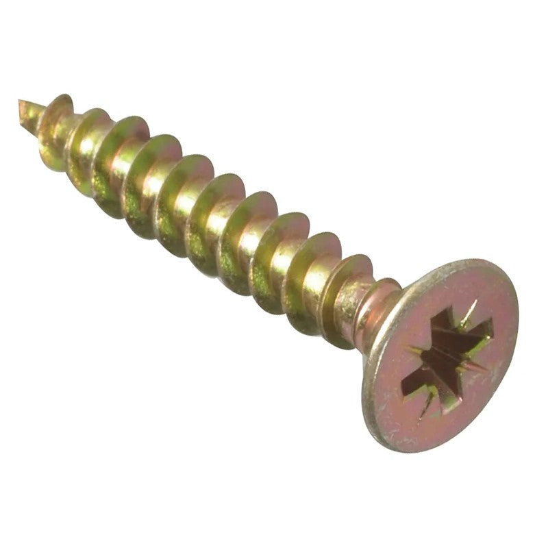 ForgeFix Multi-Purpose Pozi Compatible Screw CSK ST ZYP 5.0 x Box 200 20-55mm