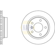 NAPA 2 x Vented Rear Brake Discs NBD5518