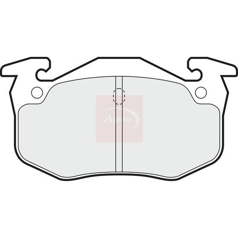 Apec Rear Brake Pad Set PAD1005