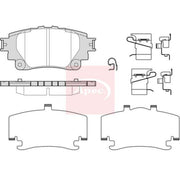 Apec Rear Brake Pad Set PAD2464