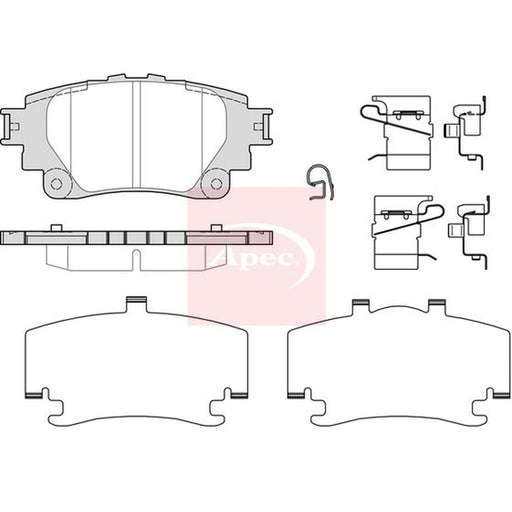 Apec Rear Brake Pad Set PAD2464