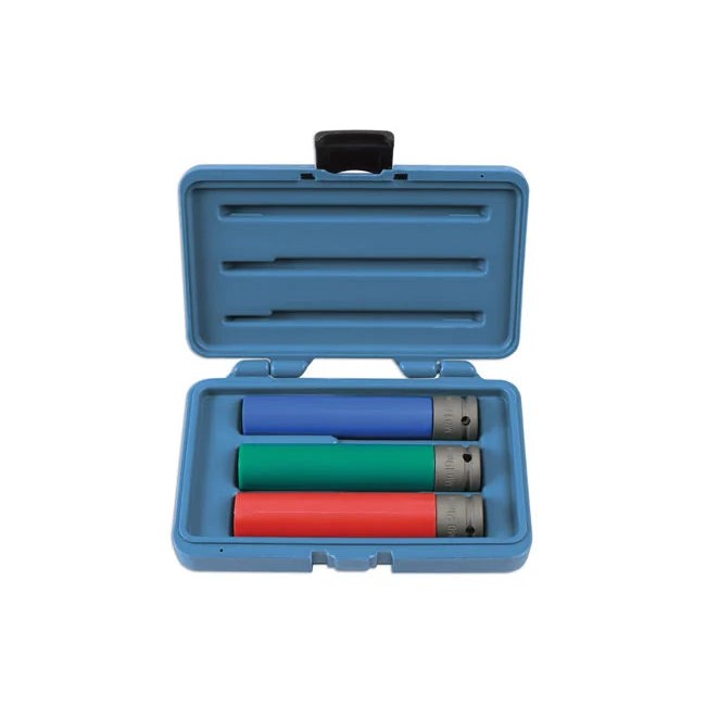 Laser Tools Alloy Wheel Nut Socket Set - Extra Long - PL