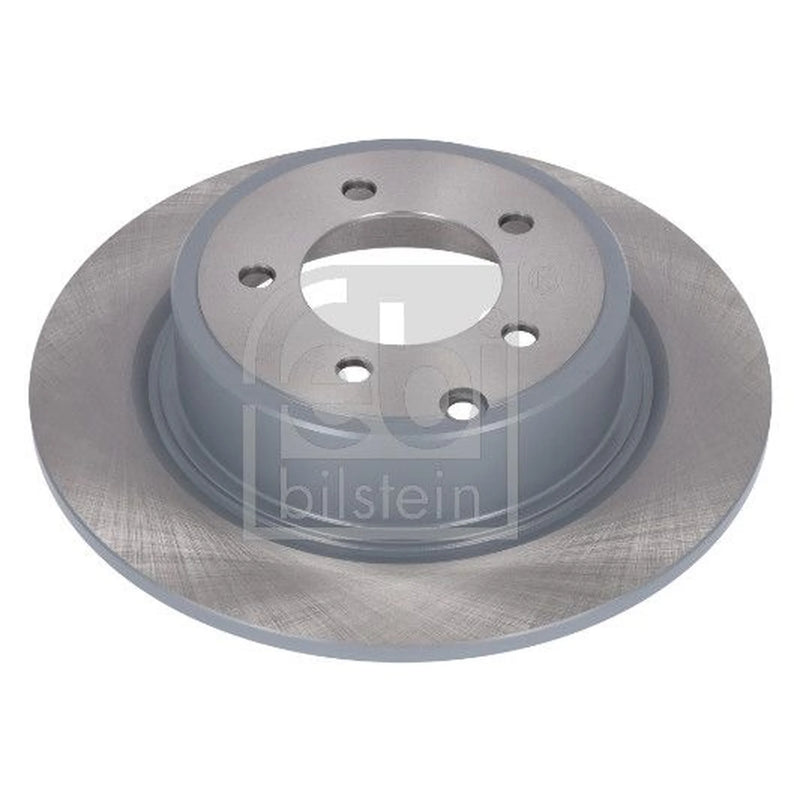 Febi 2 x Solid Rear Brake Discs 108491