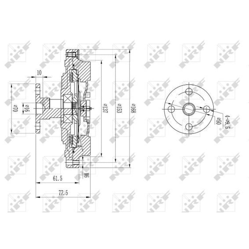NRF Radiator Fan Clutch 49586