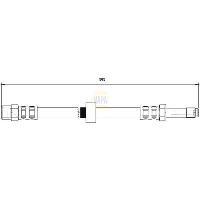 NAPA Brake Hydraulic Hose Line Front NBH1197