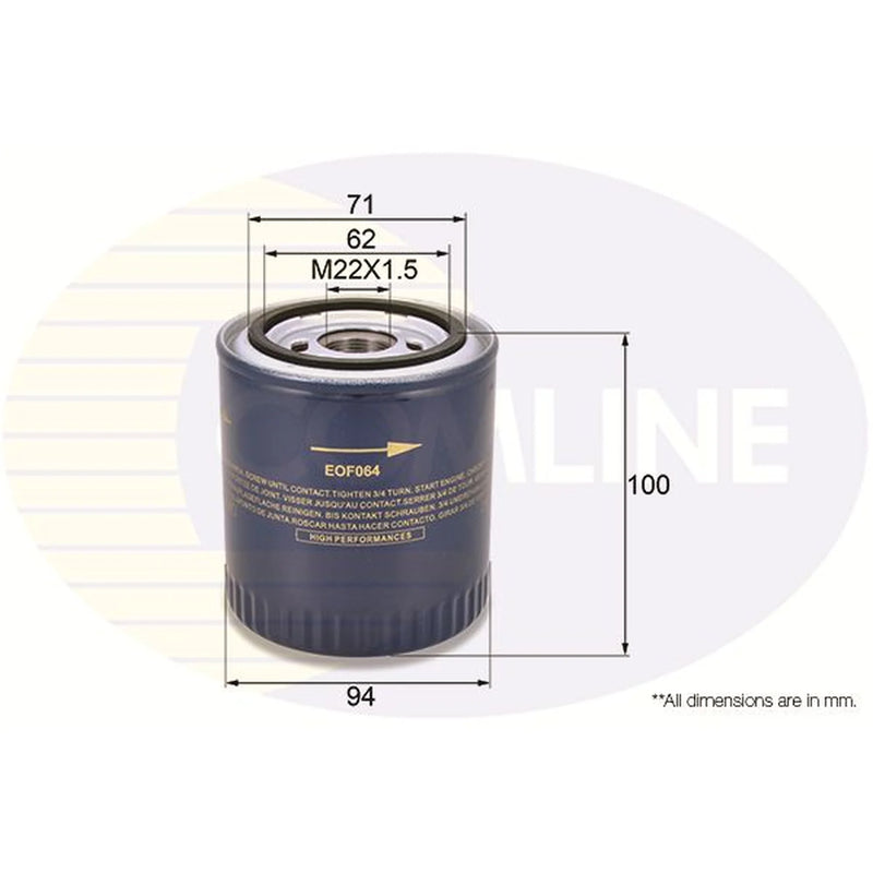 Comline Engine Oil Filter EOF064