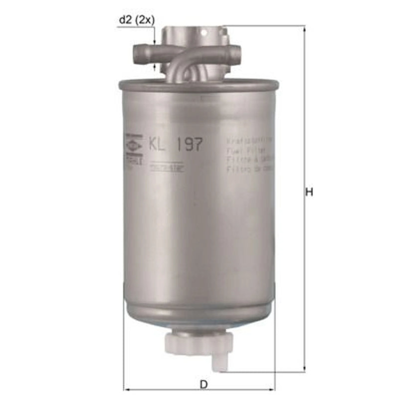 Mahle Fuel Filter Element KL 197
