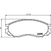 Mintex Front Brake Pad Set MDB1823