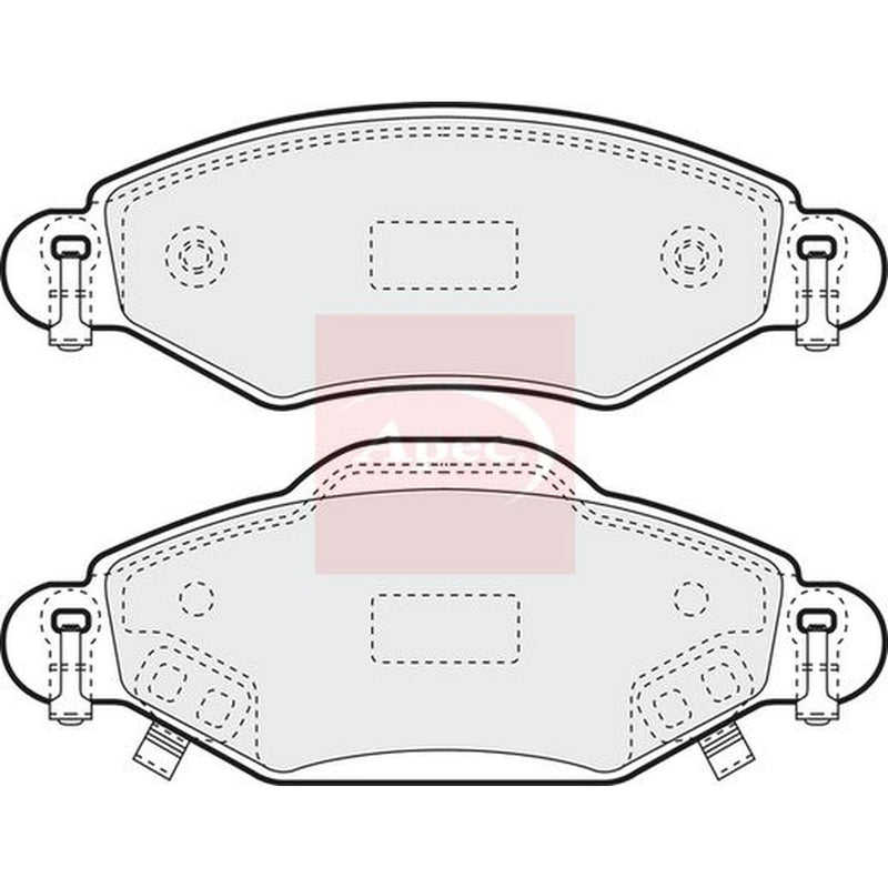 Apec Front Brake Pad Set PAD1315