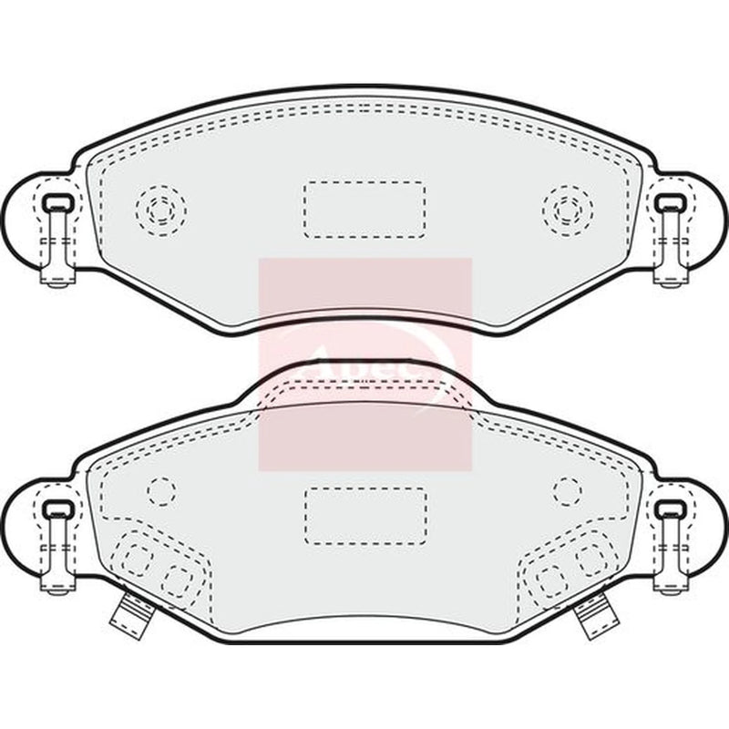 Apec Front Brake Pad Set PAD1315