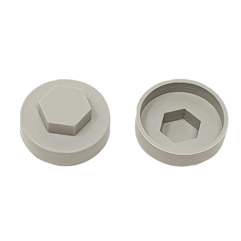 ForgeFix TechFast Cover Cap Goosewing Grey (Pack 100) 16-19mm