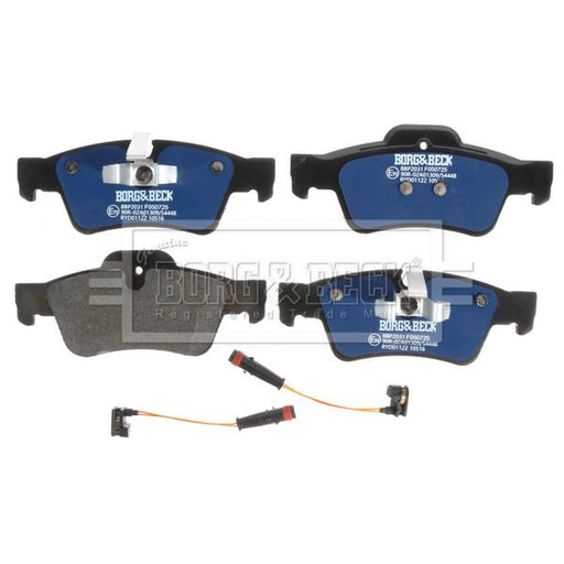 Borg & Beck 4 x Rear Brake Pad Set BBP2031