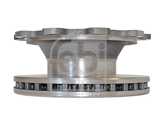 Febi 2 x Brake Disc Set Internally Vented Rear