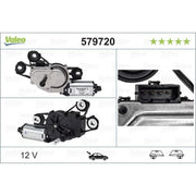 Valeo Front/Rear Wiper Motor Rear 579720