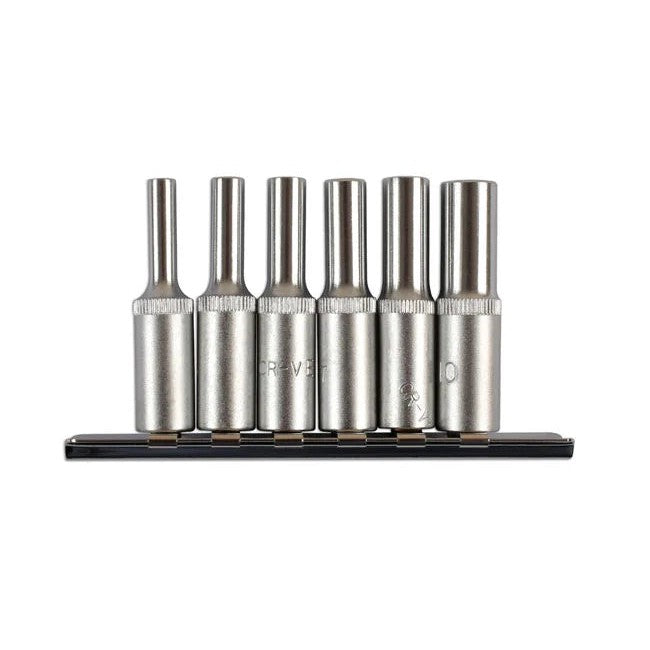Laser Tools Deep Star Socket Set 1/4"D 6pc - PL