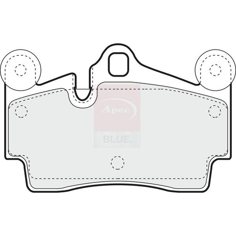 Apec Rear Brake Pad Set PD3332