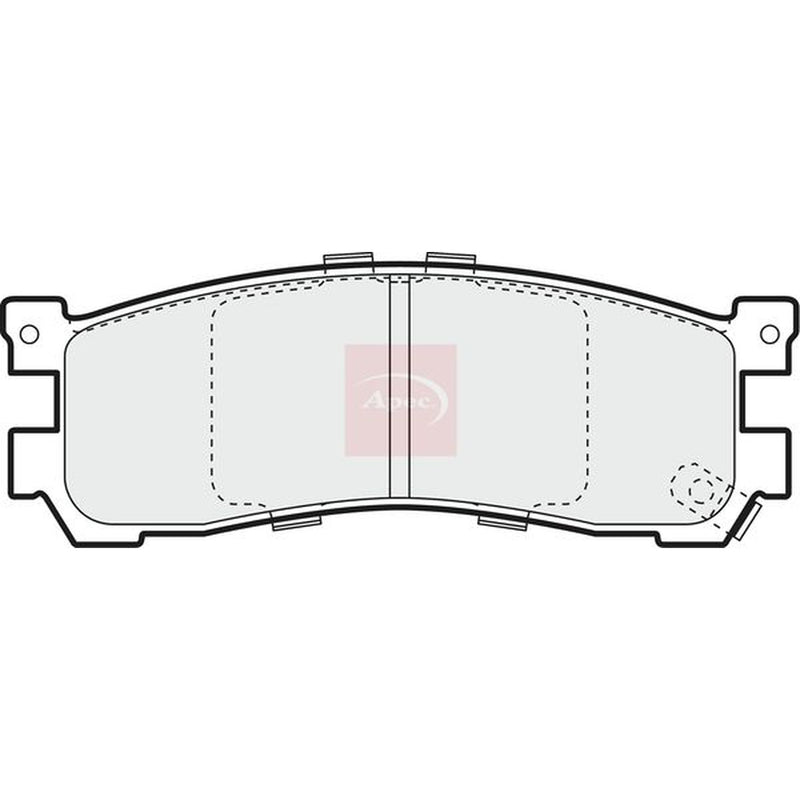 Apec Rear Brake Pad Set PAD1067
