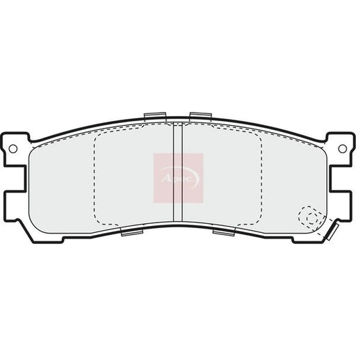 Apec Rear Brake Pad Set PAD1067