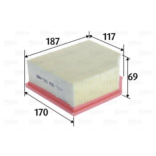 Valeo Engine Air Filter 585466