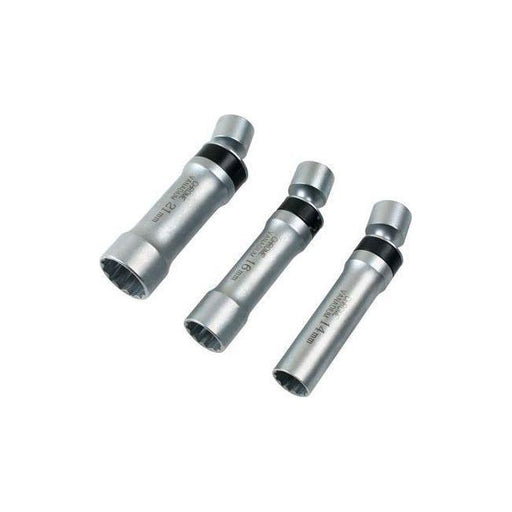 Laser Universal Joint Spark Plug Socket Set 3/8"D 3pc 7891 Laser  - Town Parts