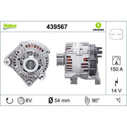 Valeo Car Alternator 12V 439567