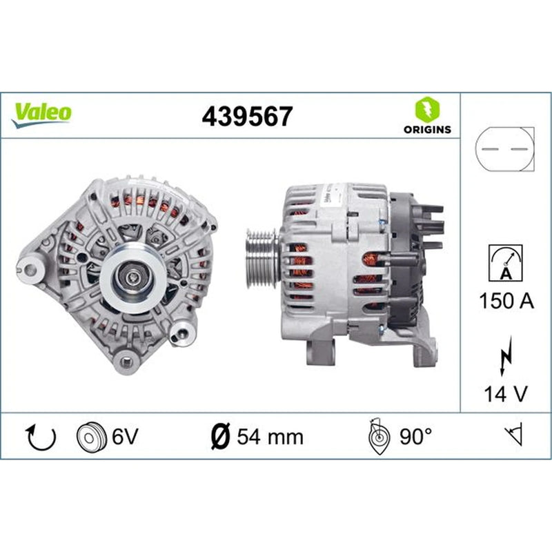 Valeo Car Alternator 12V 439567
