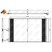 NRF Air Conditioning Condenser 350206