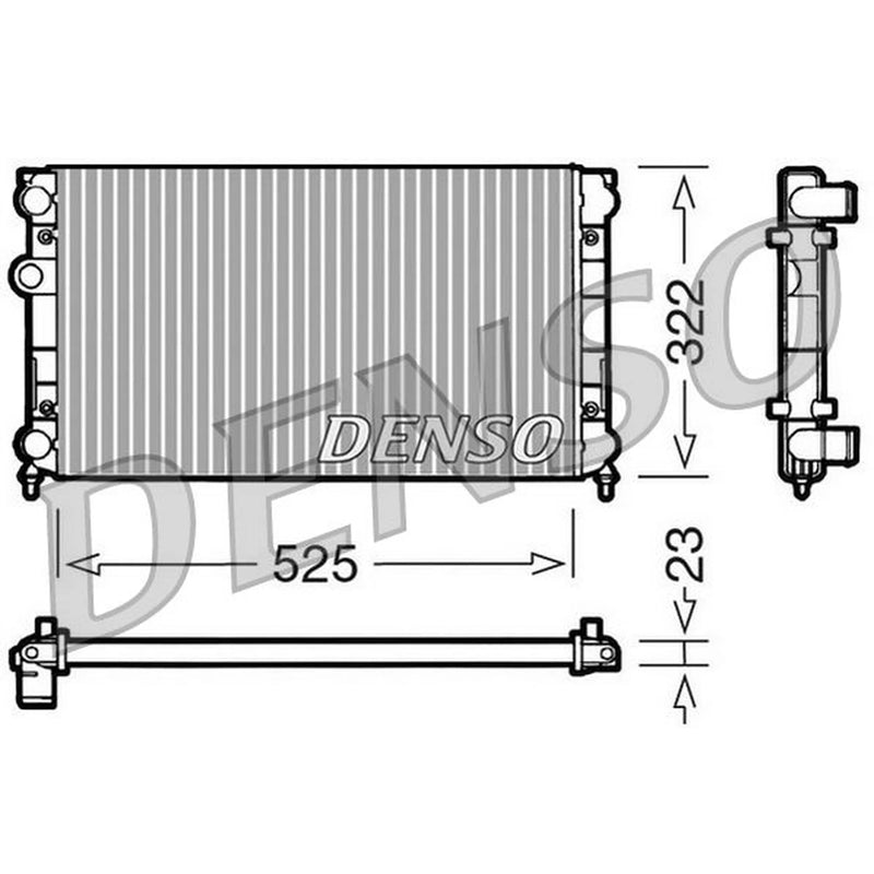 Denso Engine Radiator DRM32005